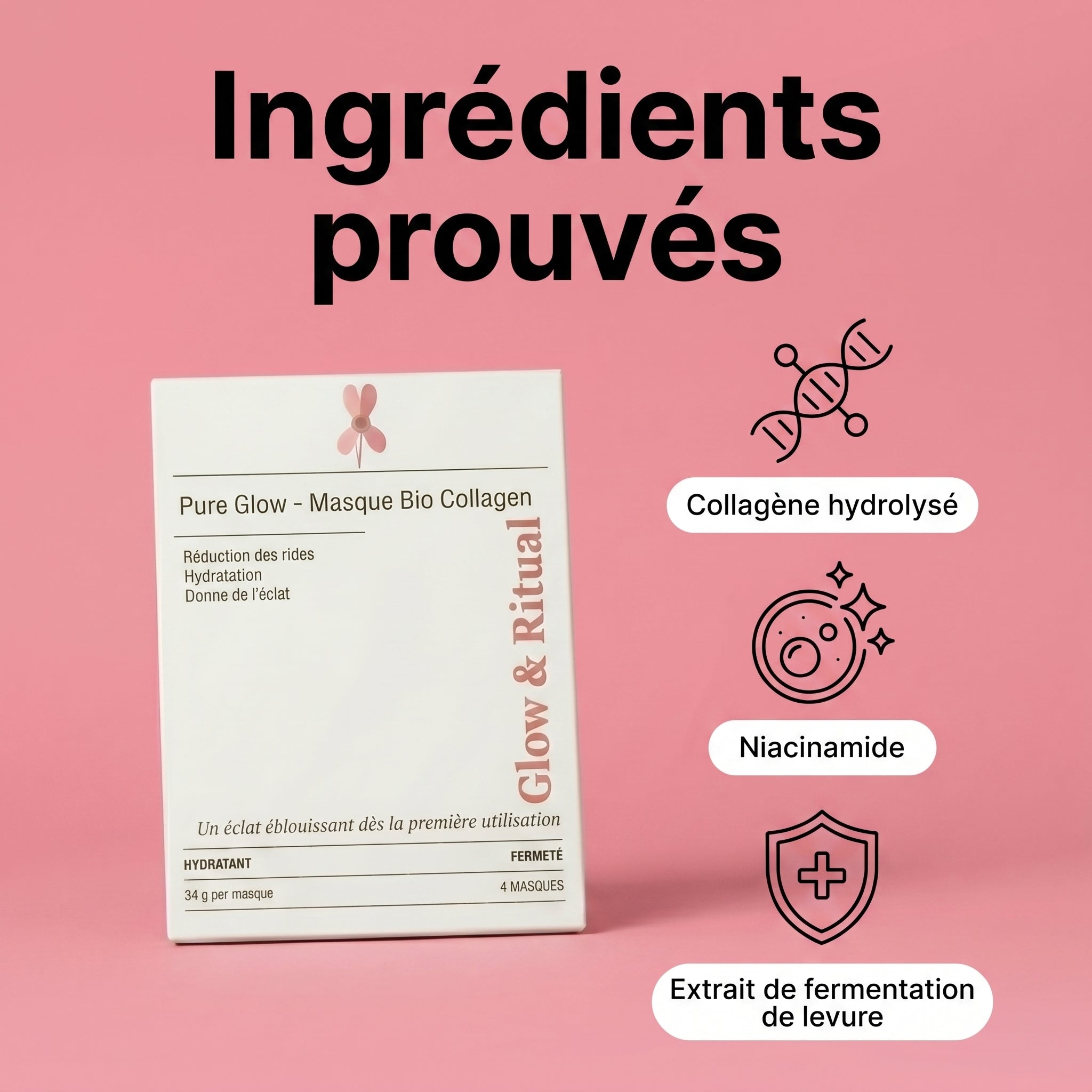 Pure Glow Masque - Bio collagen